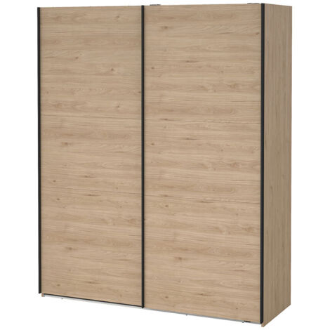 Como Schiebetürenschrank 2 Türen 180x220cm Eiche Dekor.