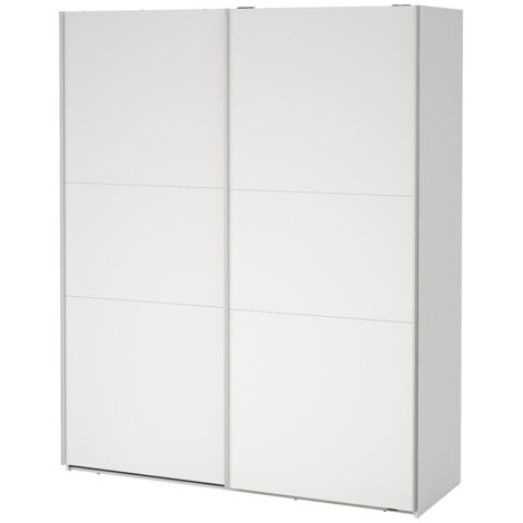 Como Schiebetürenschrank 2 Türen 180x220cm weiß.