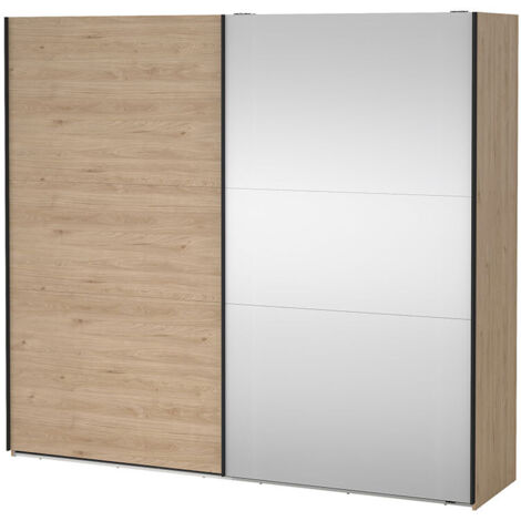 Como Schiebetürenschrank 2 Türen 245x220cm Eiche Dekor.