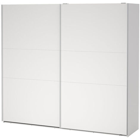 Como Schiebetürenschrank 2 Türen 245x220cm weiß.