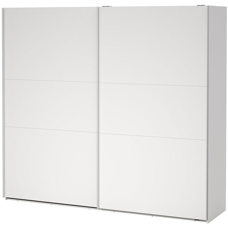 Ebuy24 Como Schiebetürenschrank 2 Türen 245x220cm Weiß.