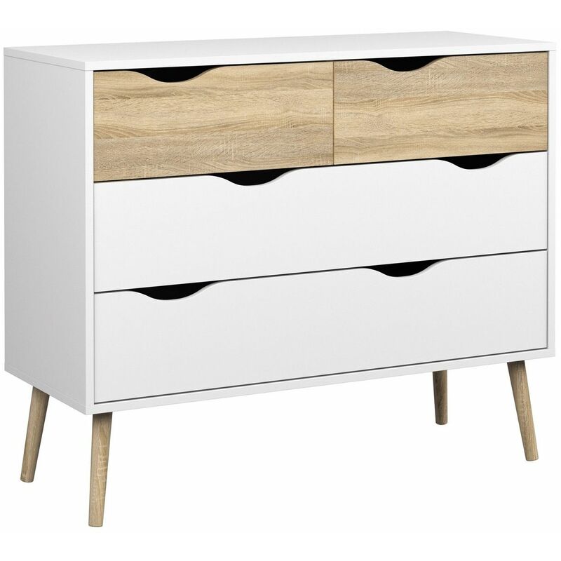 

Cómoda 4 Cajones Delta Ancho: 98,60 Cm X Largo: 39,05 Cm X Alto: 81,70 Cm