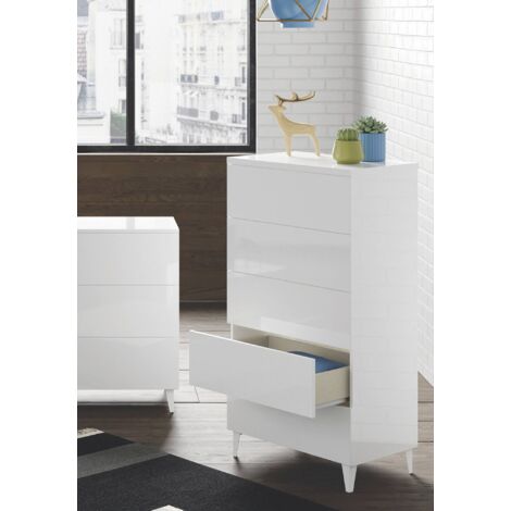 Cómoda - Blanca 40x61x117h cm