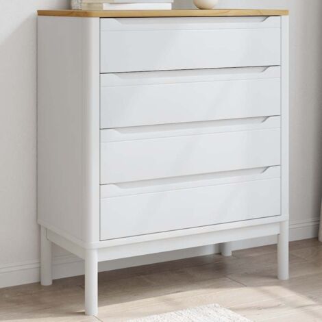 Cómoda cajonera FLORO madera maciza de pino