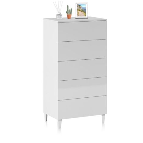 Cómoda chifonier Plex Blanco (ancho) x 117cm (alto)