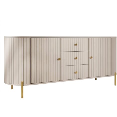 Cómoda Comfivo Mirsoni 101 , Con cajones y puertas, Número de cajones: 0, 79x178x40cm
