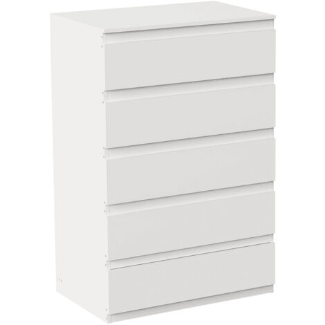 Cómoda de 5 Cajones SpaceQub 78x48x118.4cm 7house