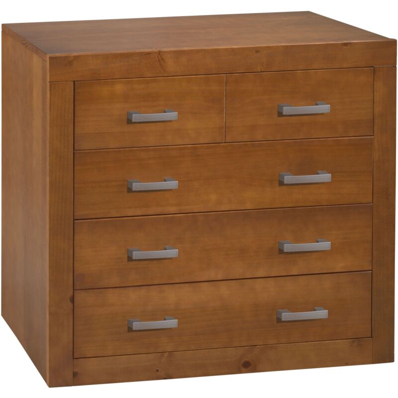 

Comoda dormitorio juvenil o matrimonio madera maciza 80 cm(alto)95 cm(ancho)40 cm(largo) Color CEREZO