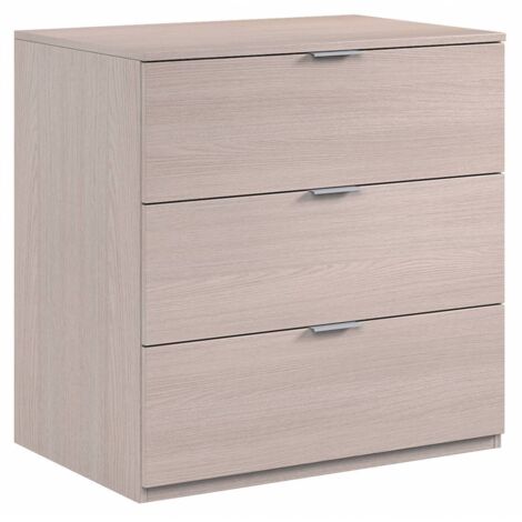 Cómoda dormitorio roble cm 77x38x80h