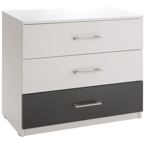 Cómoda RENATO color blanco – 3 cajones