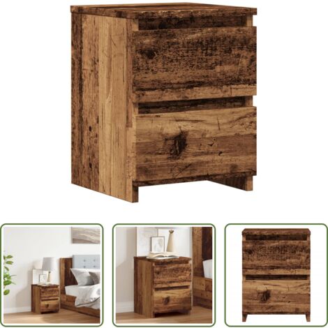 Comodino antico -  Comodino Legno Antico 30x30x40 cm in Legno Multistrato
