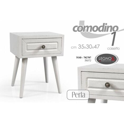 Comodino bianco 30 x 30