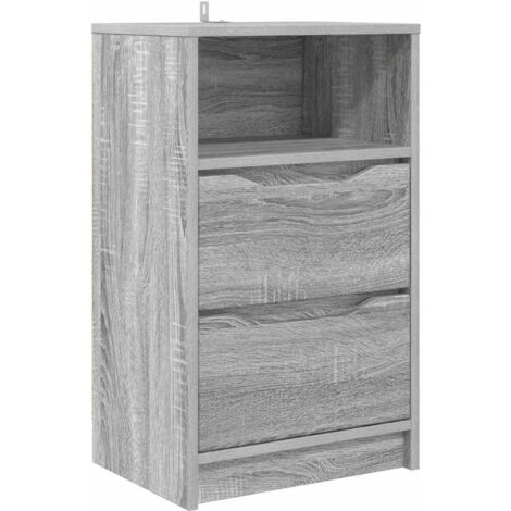 Comodino Grigio Sonoma 40 x 30 x 467 cm Legno multistrato vidaXL
