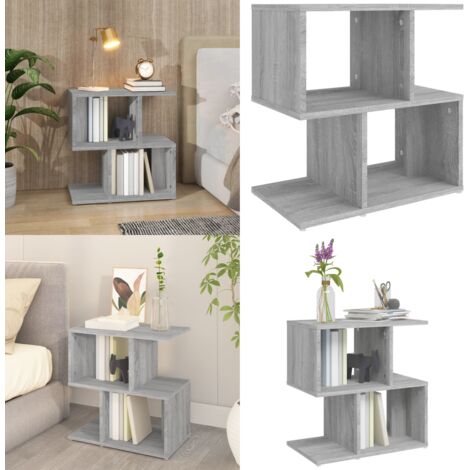 Comodino Grigio Sonoma 50x30x51,5 cm in Legno Multistrato - Comodino moderno - Comodino grigio