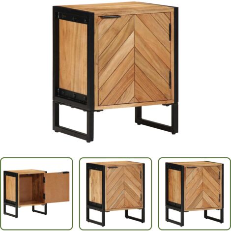 Comodino in legno -  Comodino Marrone 40 x 30 x 50 cm
