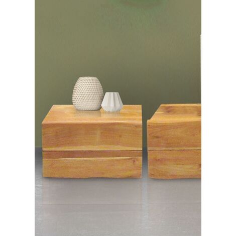 COMODINO IN LEGNO SHEESHAM