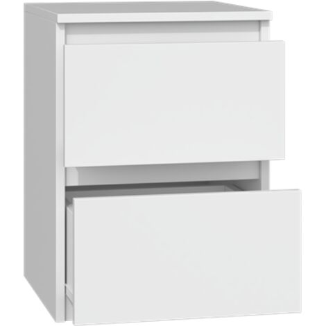 Comodino Malwa M2, BIANCO