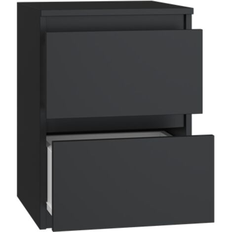 COMODINO MALWA M2 - NERO