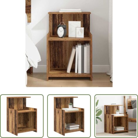 Comodino moderno -  Armadio da Notte Legno vecchio 40 x 35 x 60 cm