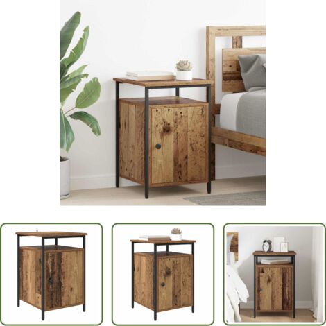 Comodino moderno -  Armadio da Notte Legno vecchio 40 x 42 x 60cm Legno multistrato