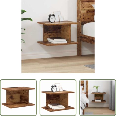 Comodino moderno -  Comodino Legno vecchio 40 x 30 x 25 cm Legno multistrato