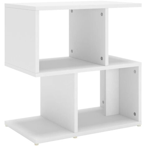 Comodino piccolo mobile laterale 50 x 30 x 51,5 cm MDF bianco DEC033413