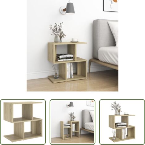 Comodino rovere sonoma -  Comodino Rovere Sonoma 50x30x51,5 cm in Legno Multistrato
