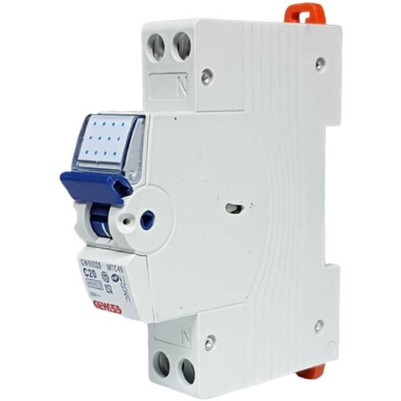 Gewiss compact circuit breaker 1p+n c20 4.5ka 1 module gw90028 Gewiss compact circuit breaker 1p+n c20 4.5ka 1 module gw90028