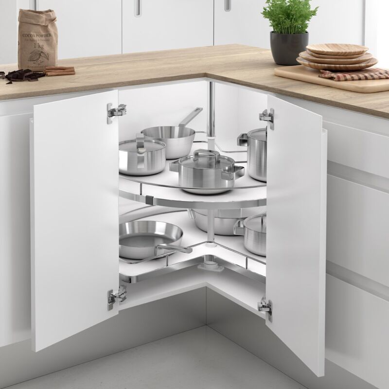 

Compact Banda Giratoria 270º D-71 Alto 63/73 Juego R/480080 - Cromo / Blanco