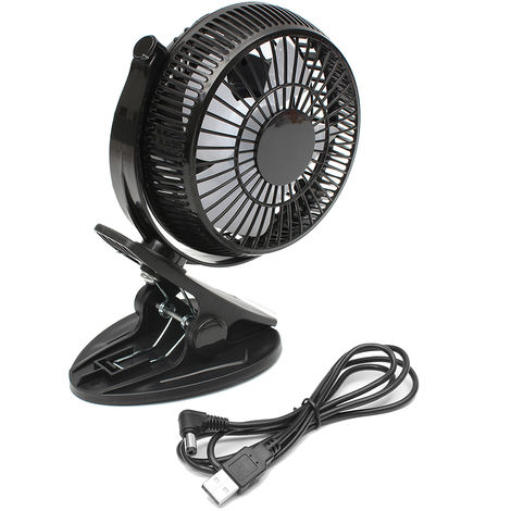 Mini Electric Clip On Cooling Fan Portable Oscillating Small Table Desk 2 Speed Portable Fans Home Garden Worldenergy Ae