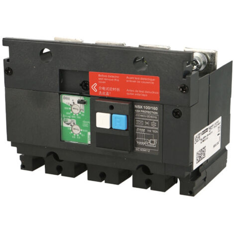 ComPacT NSX 250, 200 VAC to 440 VAC, 30 mA to 30 A, 4 poles