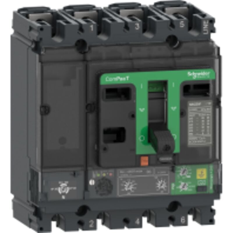 Schneider Electric - ComPacT NSX250B - disjoncteur Vigi - MicroLogic 4.2AB 240A - 4P4D - 25kA - fixe - C25B44B240