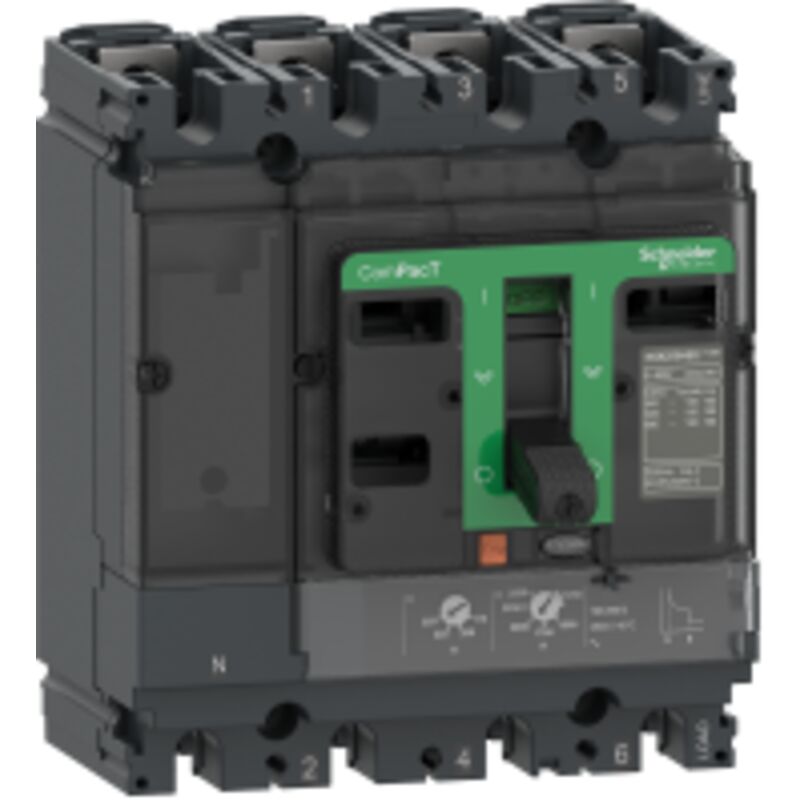 Schneider - ComPacT NSX250N - disjoncteur - tm-d 250A - 4P4D - 50kA - montage fixe - C25N4TM250