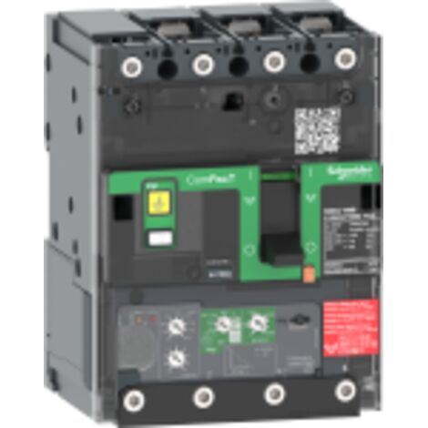 ComPacT NSXmB - disj Vigi - MicroLogic 4.1 160A - 3P3D - 25kA - borne à cosses - C12B34V160B