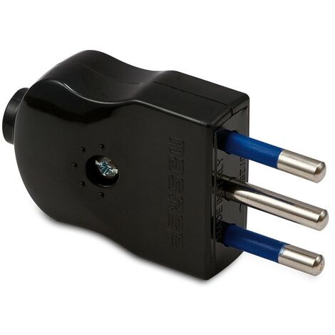 Compact Spina 2 Poli+T 10A Nera ( MASTER cod. 05020 )