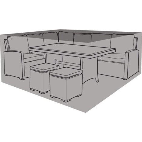 Compact Square Casual Dining Set Cover - Premium - W1639