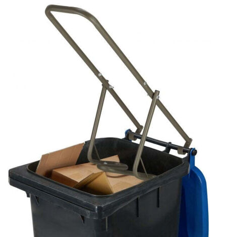 Compacteur de déchets marron pour la poubelle