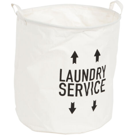 Compactor Accesorios - Cesto para ropa sucia 48x42x42 cm, blanco RAN8622