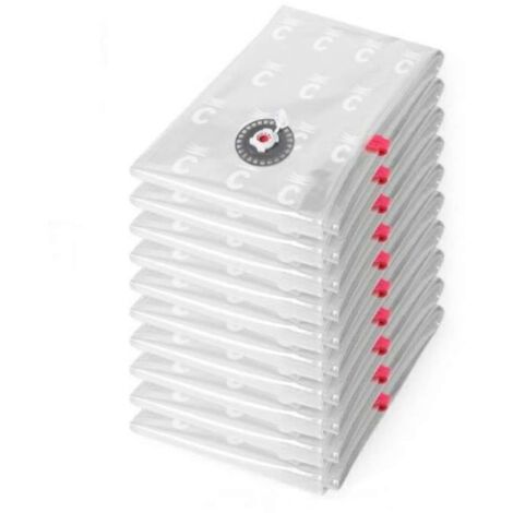 Compactor Aufbewahrungsboxen - Set von Vakuum-Aufbewahrungsbeuteln, Größe L, transparent RAN10461