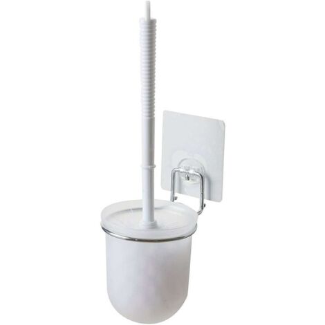 Compactor Bestlock Magic - Scopino a parete con supporto, bianco/cromo RAN6859