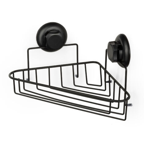 Compactor Bestlock - Mensola ad angolo a griglia, nero RAN9778