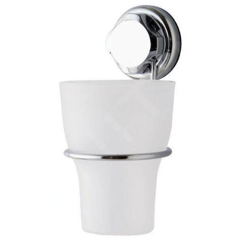 Compactor Bestlock - Porte-brosse à dents mural, plastique/chrome RAN4696