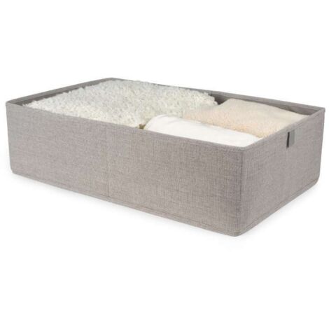 Compactor Cesto Organizer XL OXFORD in Tessuto Oxford e Cartone, Grigio