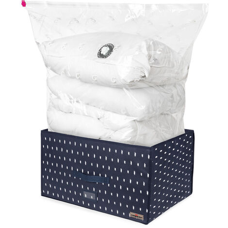 COMPACTOR Coffre de rangement sous vide - Bleu Marine