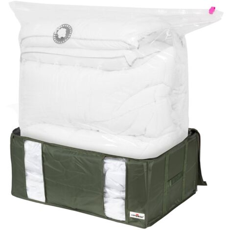 Compactor ECOLOGIK 3D Semi-Rigid Scatola Sottovuoto XXL Verde 65x45x27 cm