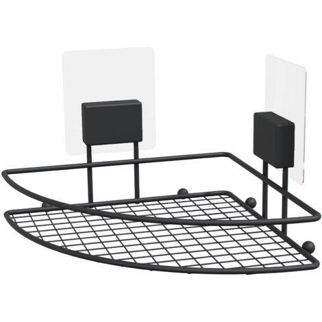 COMPACTOR - Etagère d'angle noire magic 20 x 20 x 13,5 (h) cm