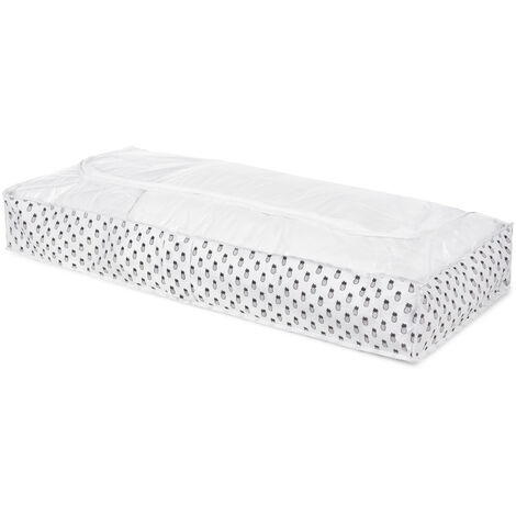 COMPACTOR Housse de rangement sous lit - Blanc