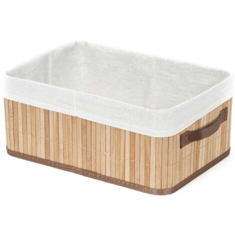Compactor Organisateurs cosmétiques - Panier de rangement, 15x35x25 cm, bambou RAN5215