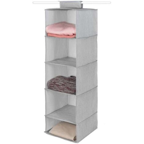 Compactor Organizer da Appendere, Grigio, 30 x 30 x 105 cm