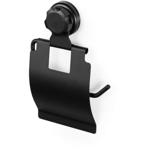 Compactor Portarotolo Carta Igienica, Nero, 14,8 x 3,3 x H 22,5 cm, 380 unità